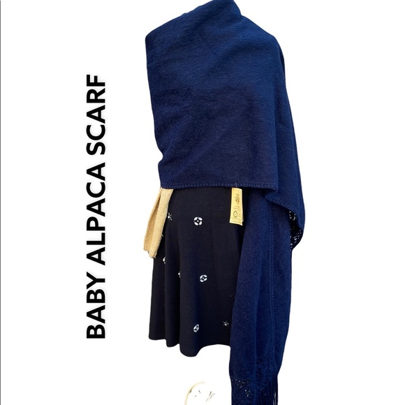 NEW BABY ALPACA SCARF 90 “ long - Picture 1 of 7